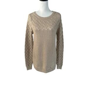 Maurices Gold Tan Sweater Medium